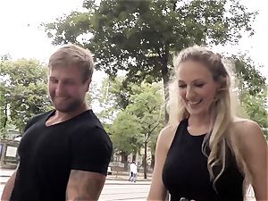 fucksluts ABROAD - super-hot hump with German ash-blonde tourist